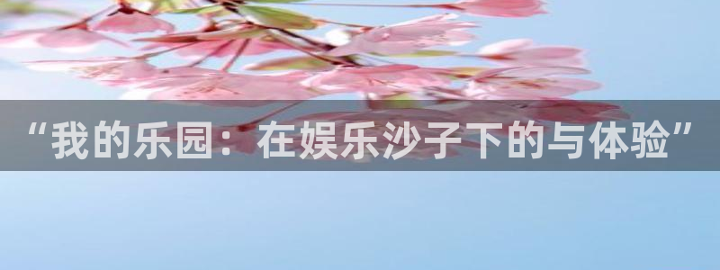万向娱乐注册：“我的乐园：在娱乐沙子下的与体验”