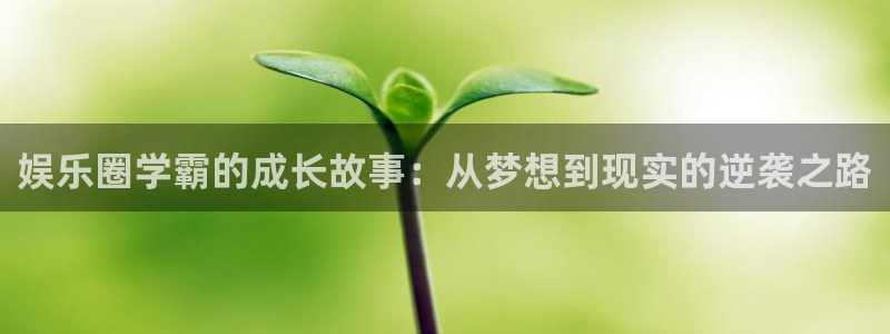 万向娱乐app：娱乐圈学霸的成长故事：从梦想到现实的逆袭之路